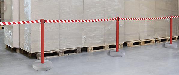 Immagine prodotto kaiserkraft Paletti di barriera per cinture, PU 2 pezzi.