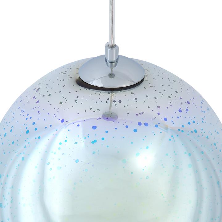 Produktbild Beliani Hängeleuchte Glas silber Kugelform SESSERA (E27)