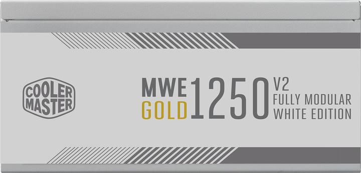Produktbild Cooler Master Master MPE-C501-AFCAG-3GEU MWE Gold V2 White, ATX3.0, 1250W, 90%, 140mm, 3x PCIe 6+2, 12x SAT (1250 W)