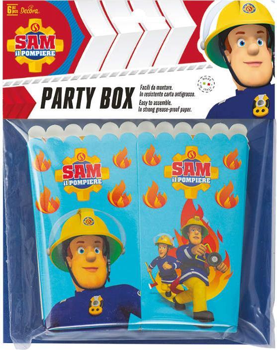 Produktbild Decora PARTY-BOX FIREMAN SAM 6-ST. (6 Stk.)