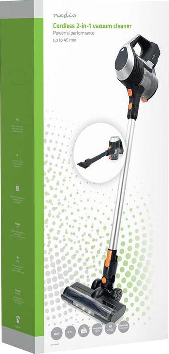 Image du produit Nedis Aspirateur Stick | 130 W | 25.9 VAC | Brosse douce motorisée avec éclairage intégré