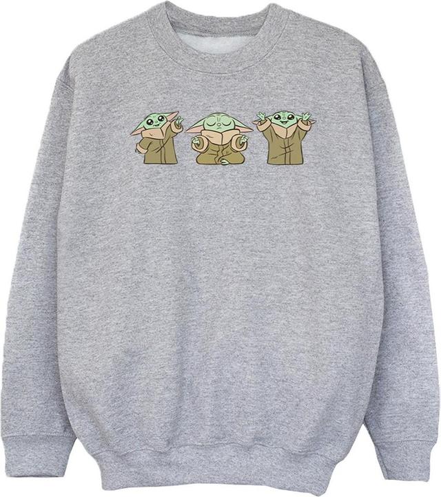 Produktbild Star Wars The Mandalorian Grogu Poses Sweatshirt Mädchen (116)