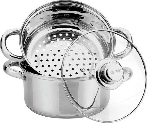 Produktbild Kinghoff STEAM POT 3 ELEM. 24cm KH-3318 (Kochtopf, Edelstahl, 24 x 11.50 cm)