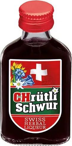 Actual product image CHrütlischwur CHrütli Schwur er herbal liqueur SHOT Box / (16 x 2 cl)