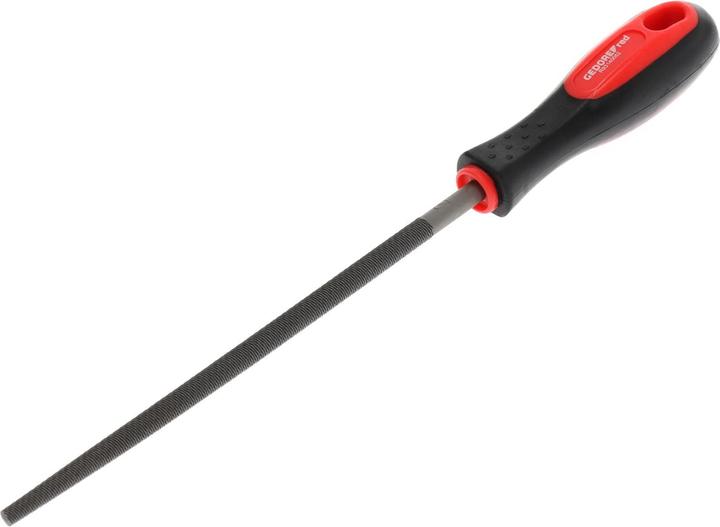 Actual product image Gedore Red red Round file, special steel, 2-component handle, red/black (Cut 2, 310 mm)