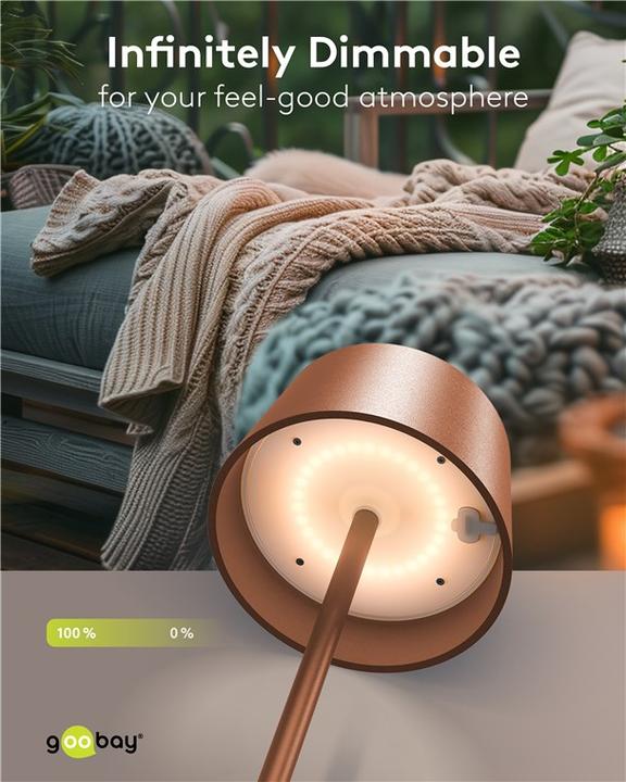Image du produit Goobay Lampe de bureau LED sans fil (150 lm)