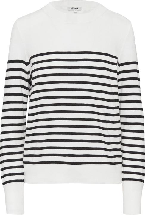 Immagine prodotto S.Oliver Strickpullover Gestreifter Pullover aus Viskosemix (48)