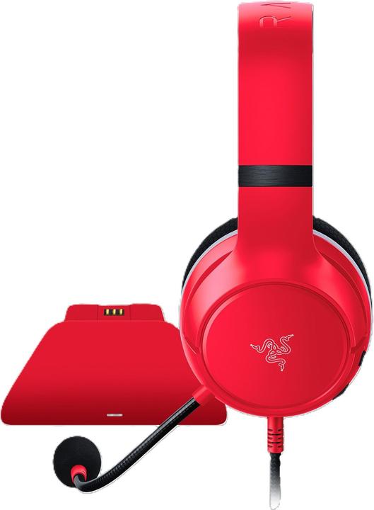 Produktbild Razer Essential Duo Bundle Kaira X für Xbox Charging Stand für Xbox Controller red (Kabelgebunden)