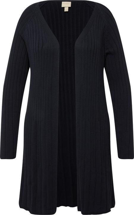 Produktbild Ulla Popken Long-Strickjacke, Strukturmix, V-Ausschnitt (46, 48)
