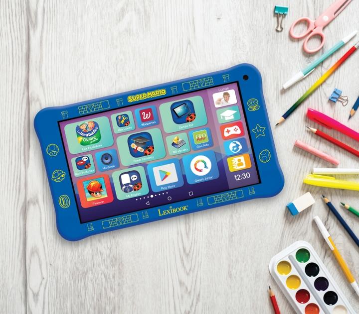 Immagine prodotto Lexibook Tablet LexiTab Master da 7 pollici con contenuti educativi e cover protettiva Super Mario Versione (7", 1 GB, Super Mario)