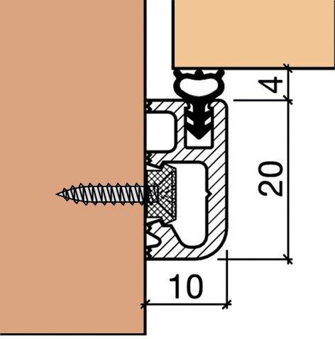 Actual product image Hebgo Retaining profiles 124/126