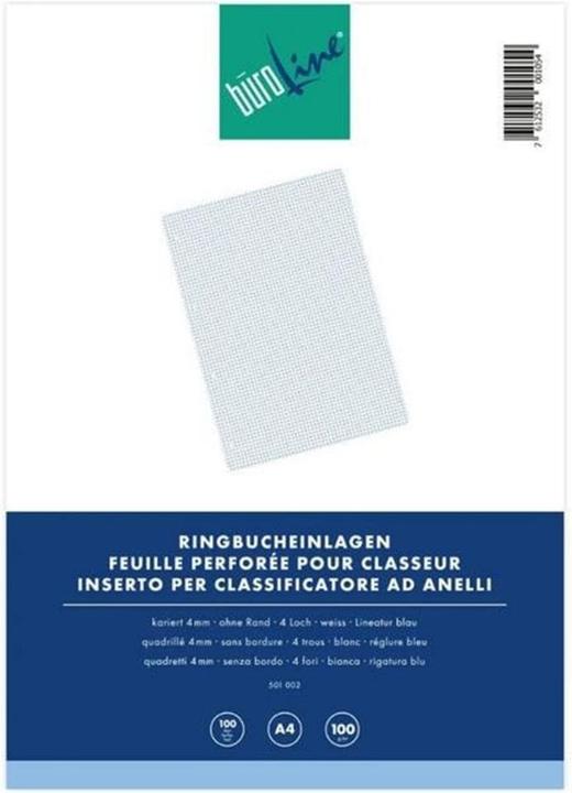 Image du produit BüroLine Pochettes pour classeurs à anneaux A4