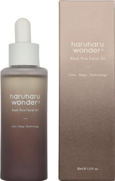 Image du produit Haruharu Wonder Black Rice (30 ml, Huile visage, Jusqu'à SPF 10)