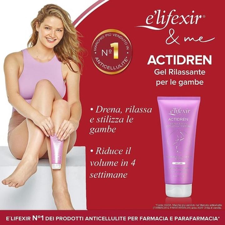 Produktbild E'lifexir Elifexir Actidren Relaxing Leg Gel 200ml (Fussbad, 200 ml)