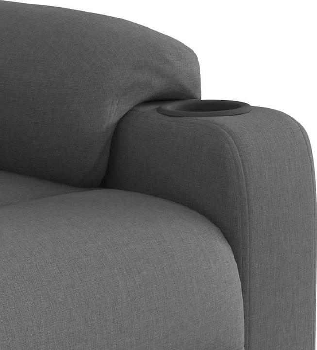 Image du produit VidaXL Fauteuil de massage électrique Tissu gris foncé