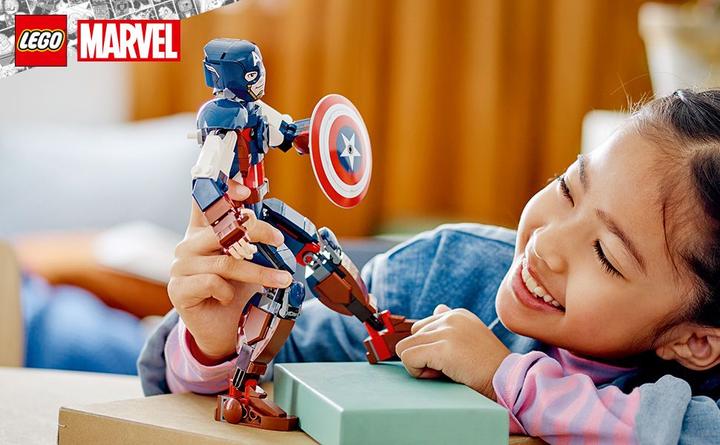 Actual product image LEGO Captain America Building Figure (76258, LEGO Marvel)