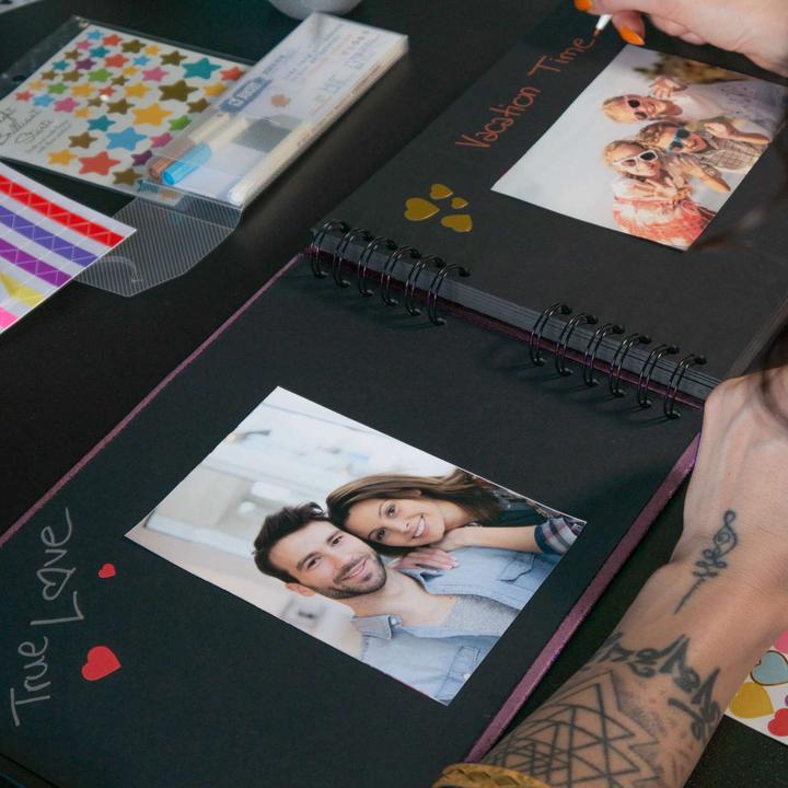 Image du produit Intirilife Livre album photo avec reliure à spirale