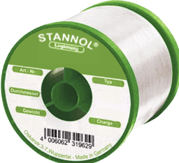 Actual product image Stannol Solder wire crystal 611 (Solder)