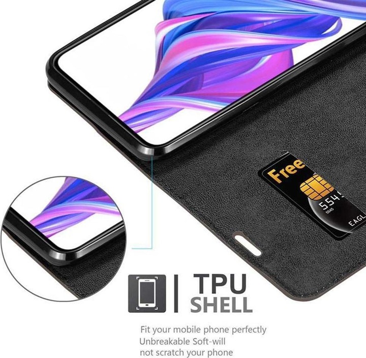 Produktbild Cadorabo Book Invisible Magnet Cover (Honor 9X)