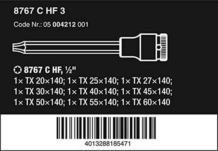 Productafbeelding Wera Binnenste TORX dopsleutelbit