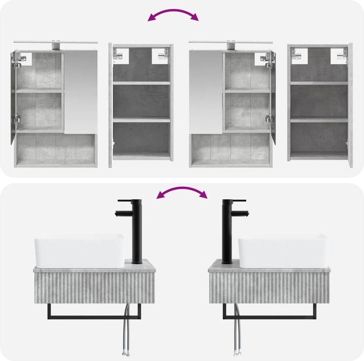 Produktbild vidaXL Badezimmermöbel-Set