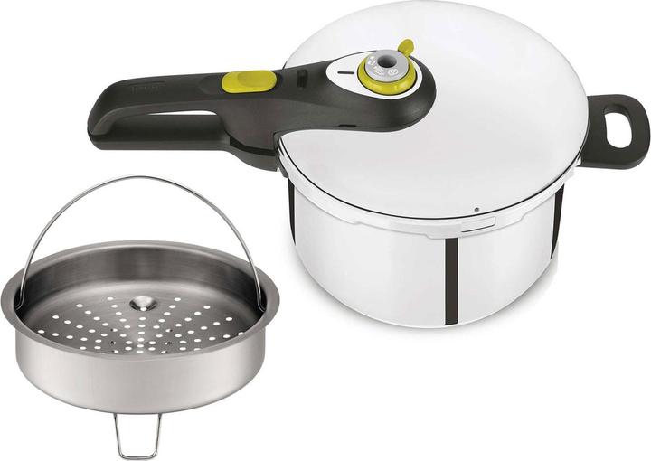 Immagine prodotto Tefal Secure 5 Neo inkl. Dampfkorb (Cucina a vapore, Acciaio inossidabile, 22 x 23 cm)