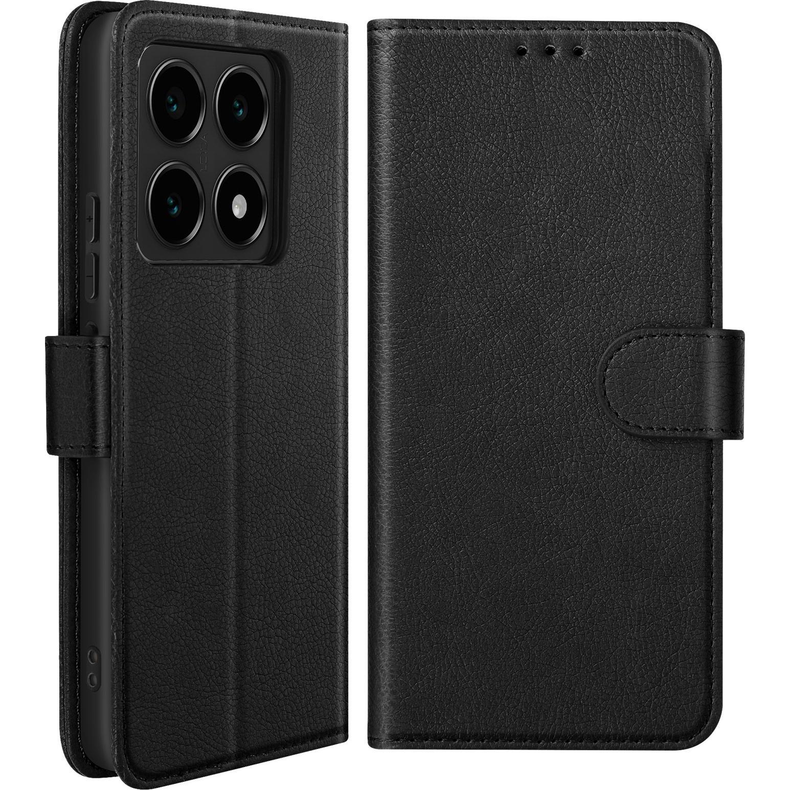 Thumbnail - Avizar Chesterfield Cover (Xiaomi 14T Pro), Smartphone Hülle, Schwarz
