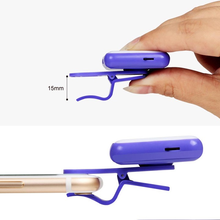 Produktbild Hermex iPhone Blitzlicht Selfie LED Beleuchtung Licht Light Lampe Kamera