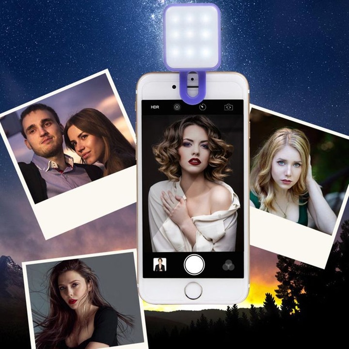 Produktbild Hermex iPhone Blitzlicht Selfie LED Beleuchtung Licht Light Lampe Kamera