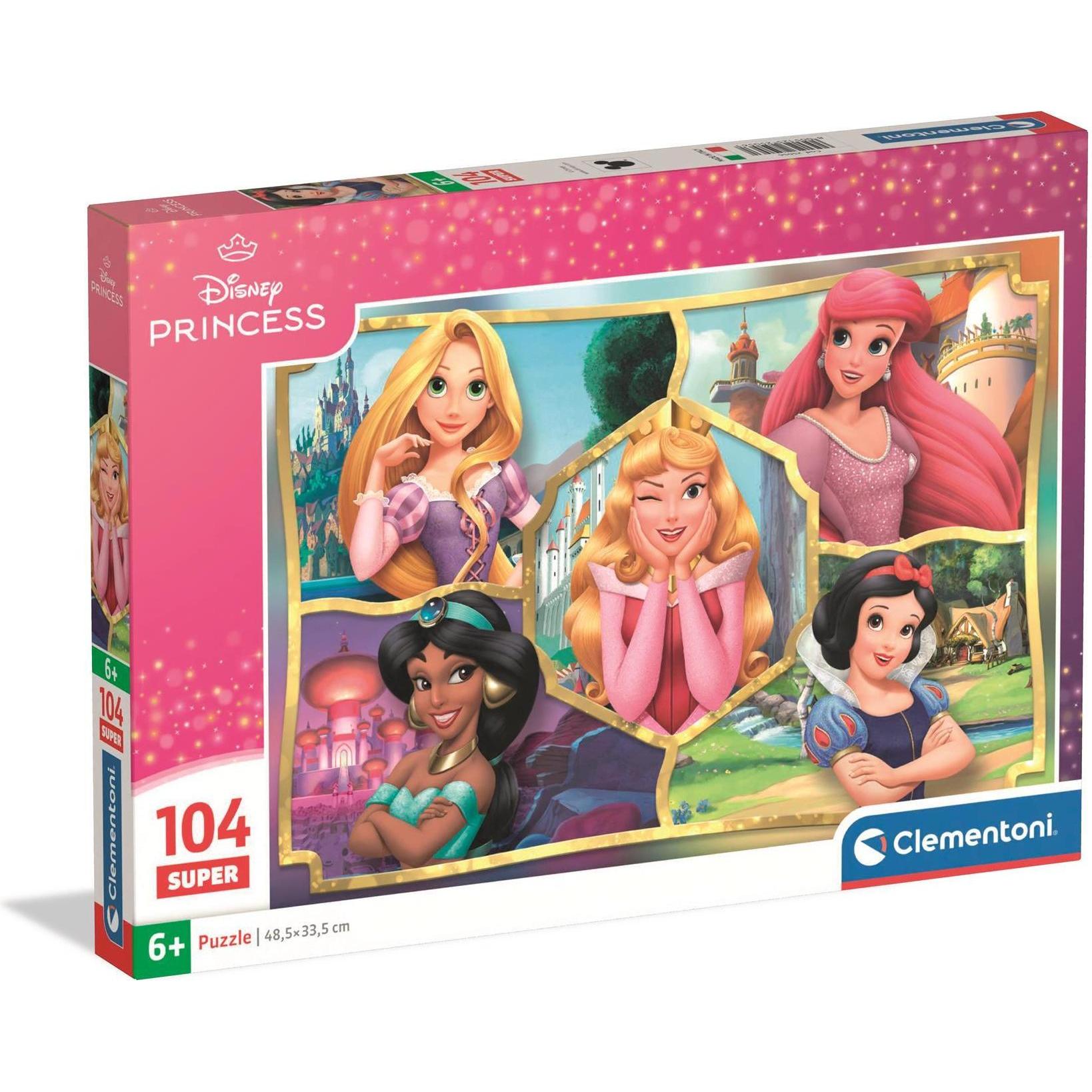Clementoni Multicolore Puzzle 104 Super Princess (104 Pezzi)