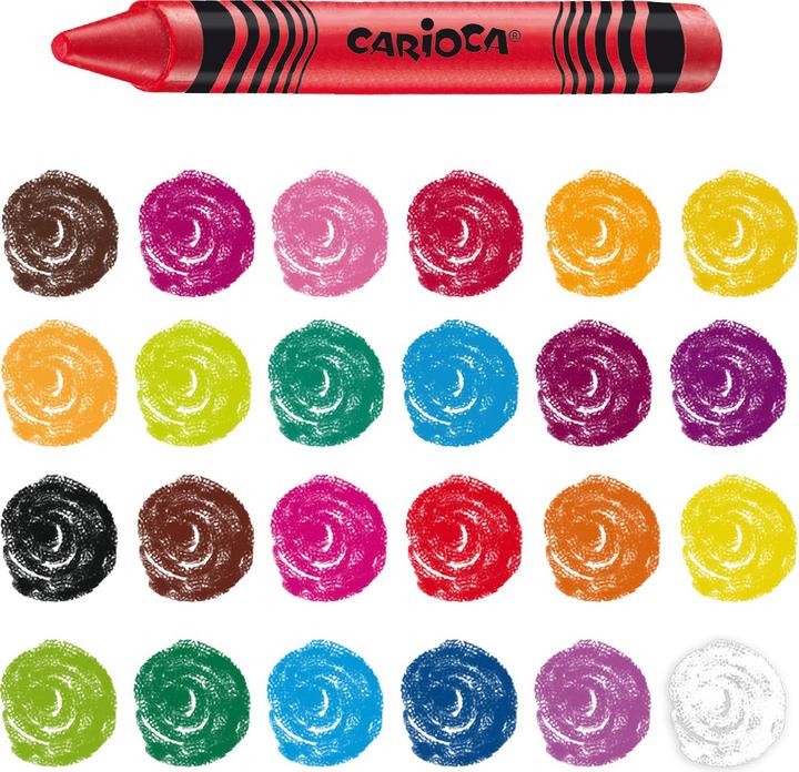 Immagine prodotto Carioca Wachsmalkreide Maxi (Multicolore, 50 x)
