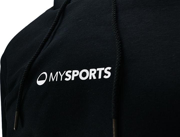Actual product image Warrior HOODY X MYSPORTS SCHWARZ / Farbe: schwarz / Grösse: SR / Grösse: M / Marke: (M)