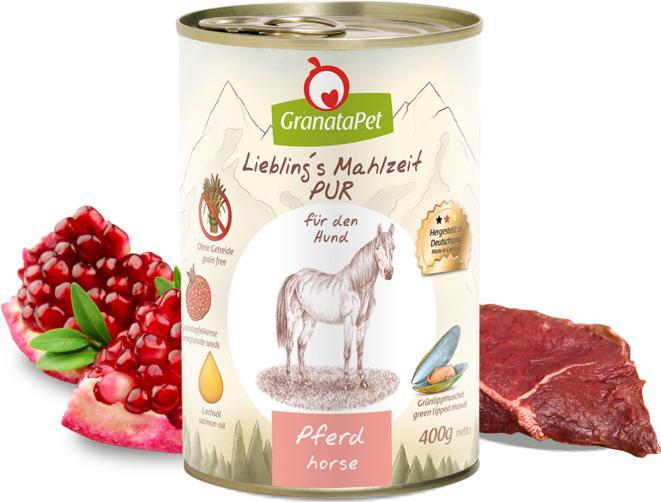 Image du produit Granatapet Liebling's Mahlzeit Pferd pur (Adulte, 1 pcs, 400 g)