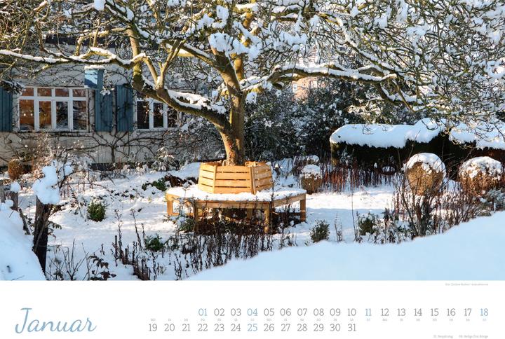 Image du produit Zauberhafte Landgärten Kalender 2026 (45 x 33 cm, Allemand)