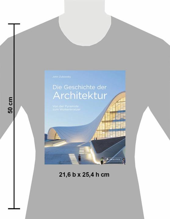 Actual product image Die Geschichte der Architektur (German, John Zukowsky, 2022)