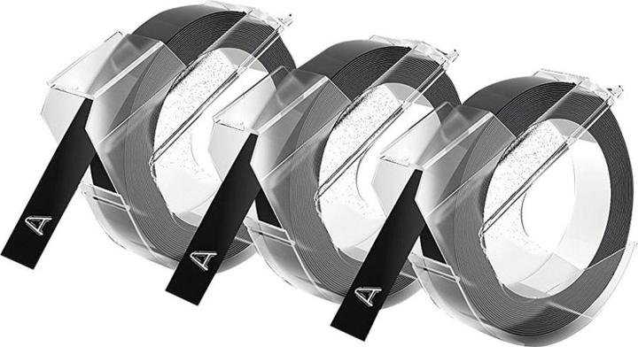 Actual product image Dymo Embossing tape 3D (0.90 cm, Black)