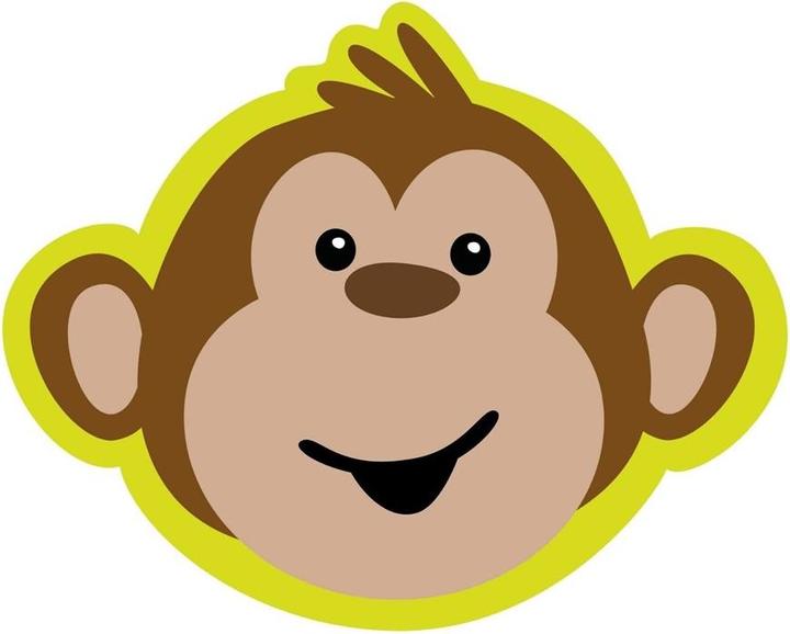 Actual product image Creative Party Monkey Birthday Invitations (Pack of 8) (8 pcs.)