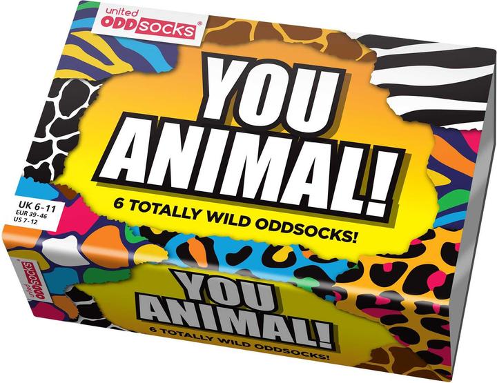 Produktbild United Oddsocks You Animal (3er Pack, 39 - 46)