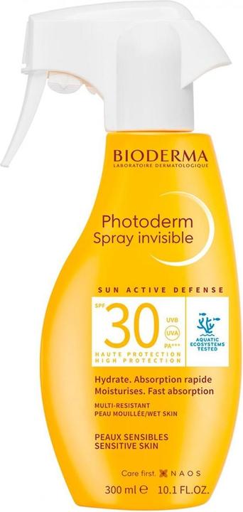 Actual product image Bioderma Photoderm Spray Invisible (Sun spray, SPF 30, 300 ml)