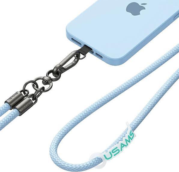 Actual product image Usams Uniwersalna smycz do telefonu 1,2m żółty/yellow ZB282GS05 (US-ZB282)
