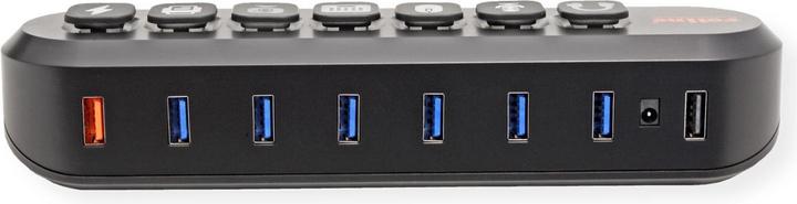Image du produit Secomp ROLINE USB3.2 Gen1 Hub 7x USB-A austauschbare Tasten (14.02.5063) (USB-A, 7 ports)