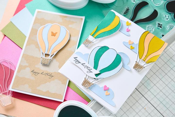 Immagine prodotto Sizzix Set di Timbri trasparenti A5 28 Pezzi - Up and Away by Catherine Pooler