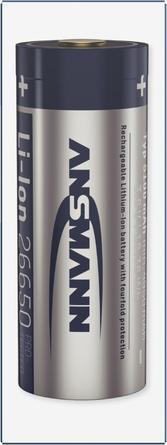 Produktbild Ansmann Type-C Rechargeable (1 Stk., 26650, 5100 mAh)