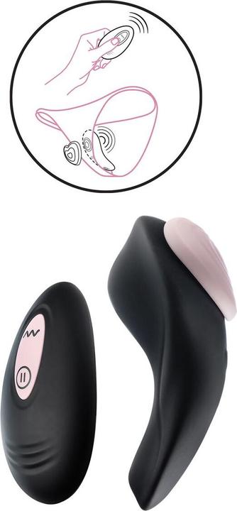 Produktbild Blush Temptasia Heartbeat - Mini Discreet Wearable Panty Vibrator in Pink - 2 Button Wireless Remote Contr