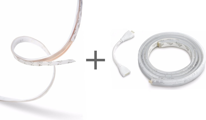 Image du produit Philips Hue Hue Lightstrips BT + extension (RGB, Intérieur)