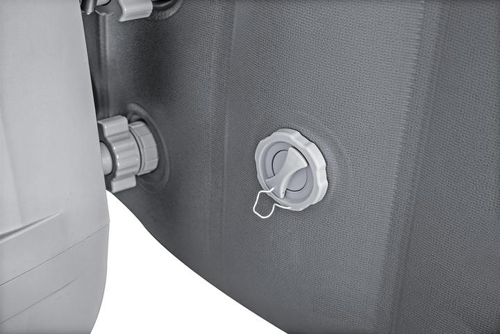 Actual product image Bestway LAY-Z-SPA Santorini Energieeffizienter s marter aufblasbarer Whirlpool 5–7 Pers. (7 Persons)