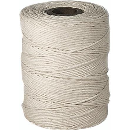 Antalis Bindegarn 2/6 Baumwolle weiss 250g 1,2mmx225m - (225 Meter pro Rolle), Garn + Wolle