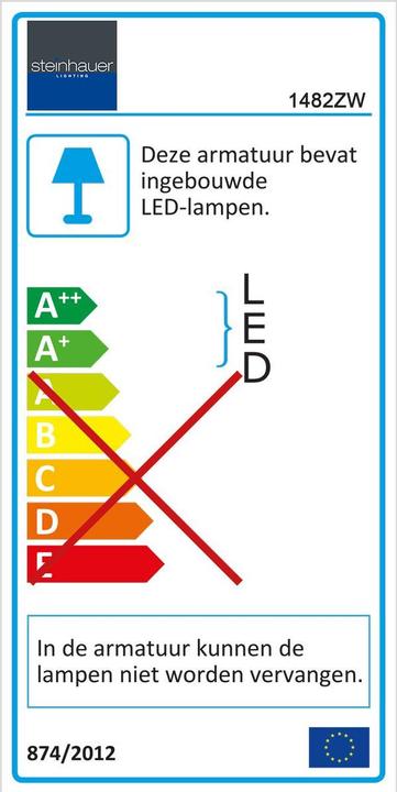 Energie-Label Steinhauer Zelena (2500 lm)