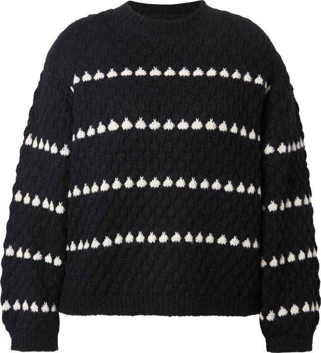 Produktbild Studio Untold Pullover, Boxy Shape, Ringel, Bubble-Struktur (46, 48)