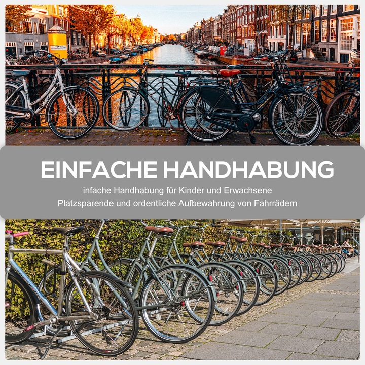 Actual product image Jamb Bicycle stand 6er